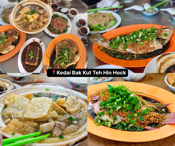 Kedai Bak Kut Teh Hin Hock Hin Hock Bak Kut Teh, the famous for its Teochew-style herbal broth, steamed fish, and tofu.