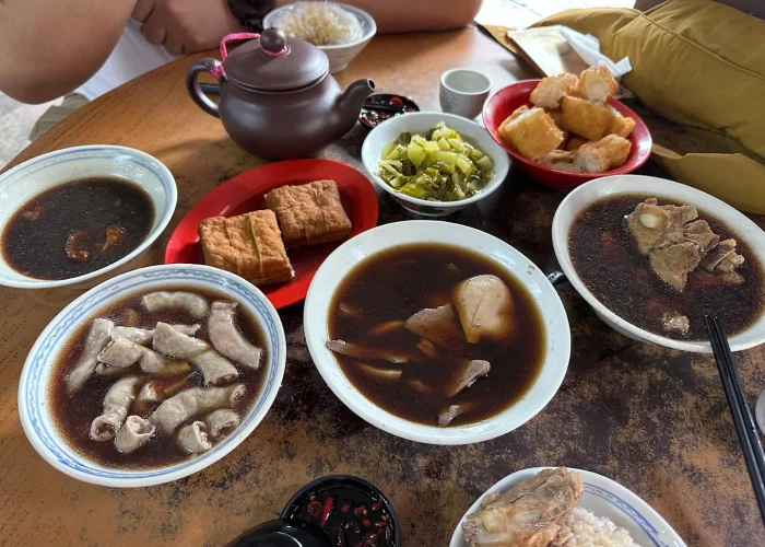 Traditional Chinese herbal pork rib soup at Hwa Mei JB