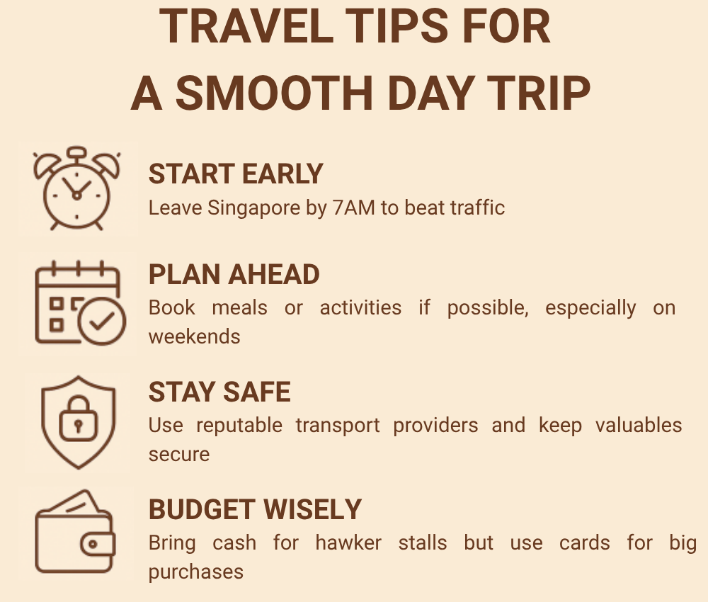 TRAVEL TIPS FOR A SMOOTH DAY TRIP travel tips for a day trip to johor from singapore