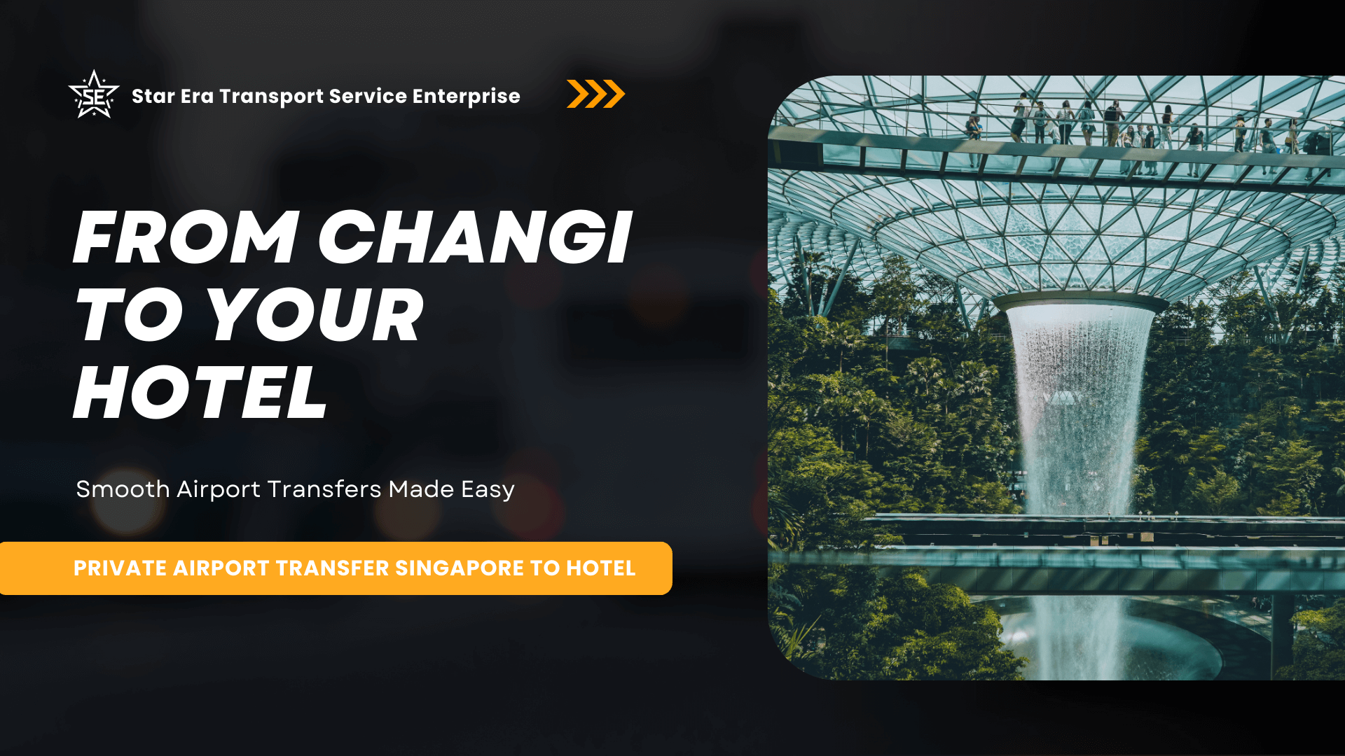 Private airport transfer from Changi Airport Singapore to hotel with MPV car pickup