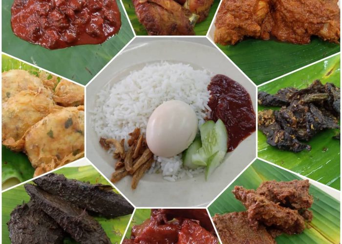 Nasi Lemak with Variety of Side Dishes from Nasi Lemak Wanjo Nasi Lemak with Variety of Side Dishes from Nasi Lemak Wanjo Kuala Lumpur