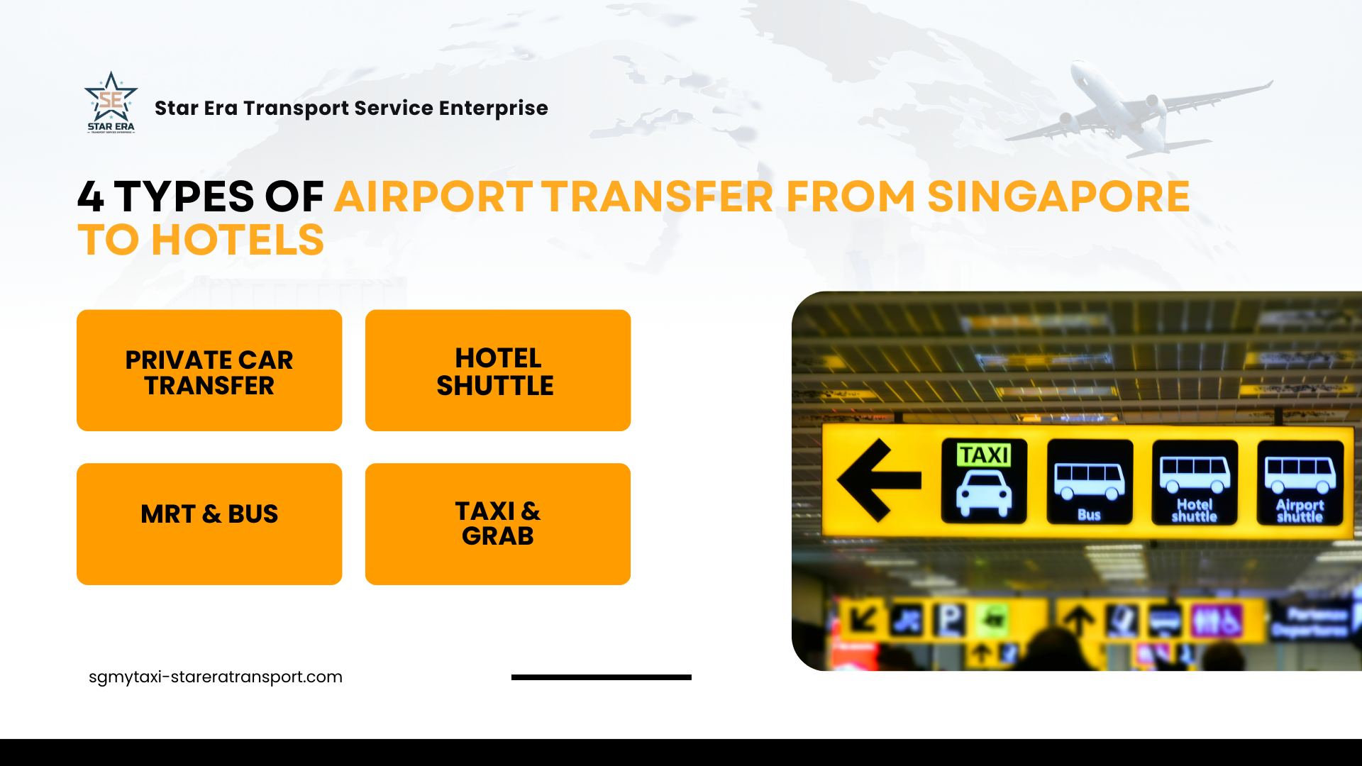 4 Types of Airport Transfer From Singapore to Hotels